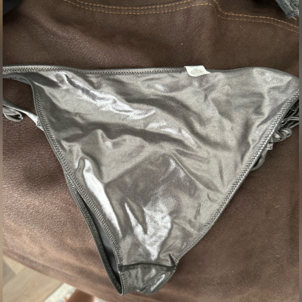 Aerie Swim Bottoms - Silver